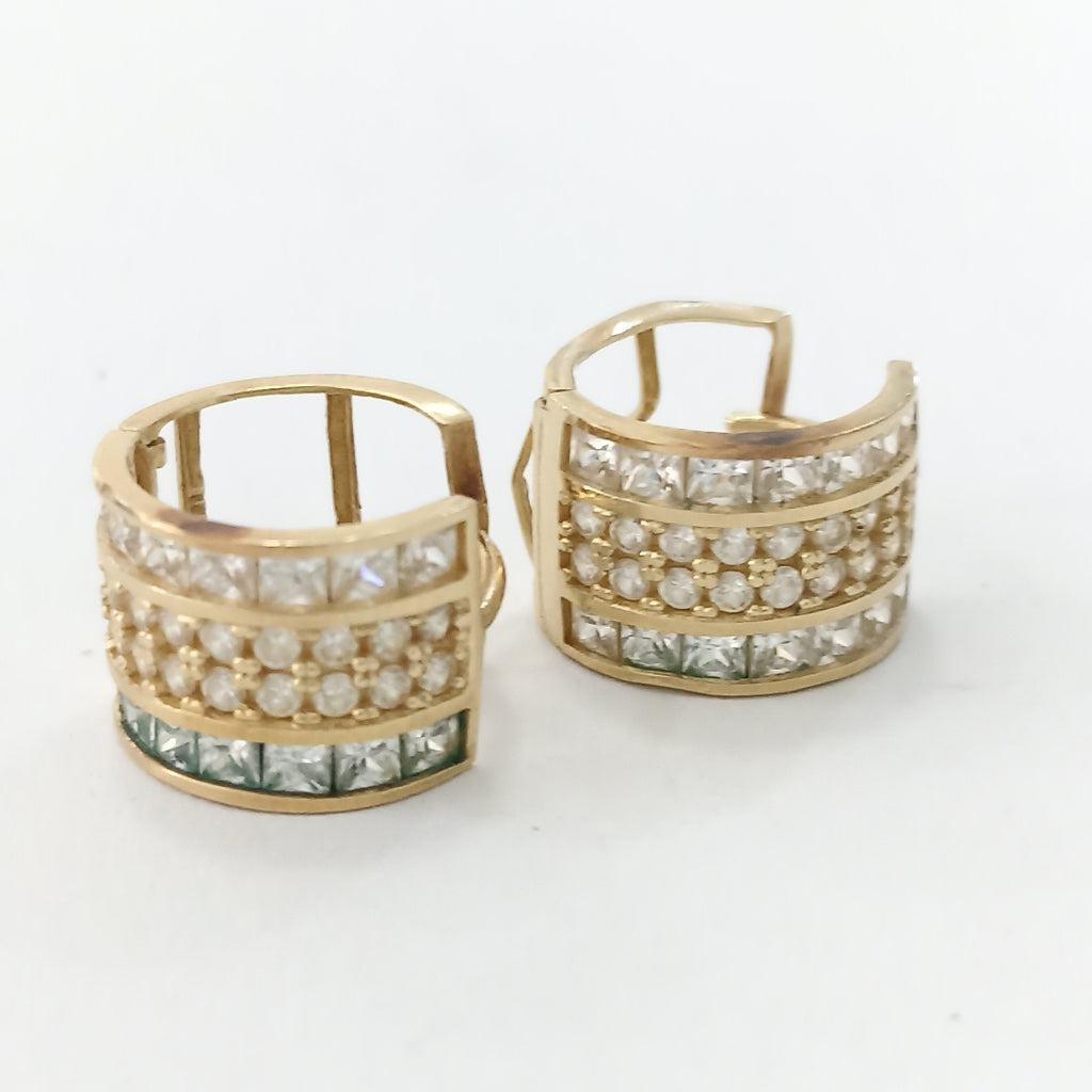 ARETES PAR ORO 14 K 4.2 GRMS (SEMINUEVO)