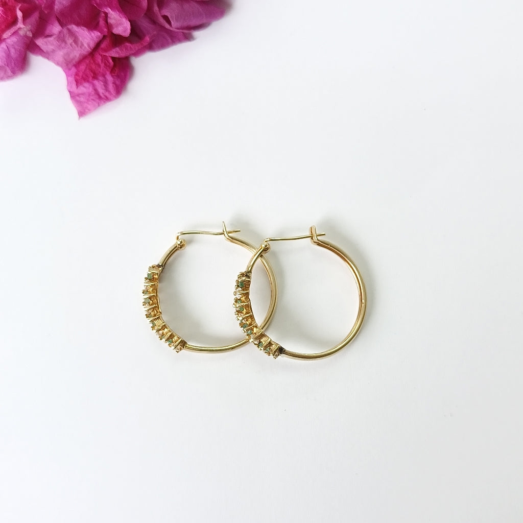 ARRACADAS PAR ORO 14 K 5,00 GRMS (SEMINUEVO)