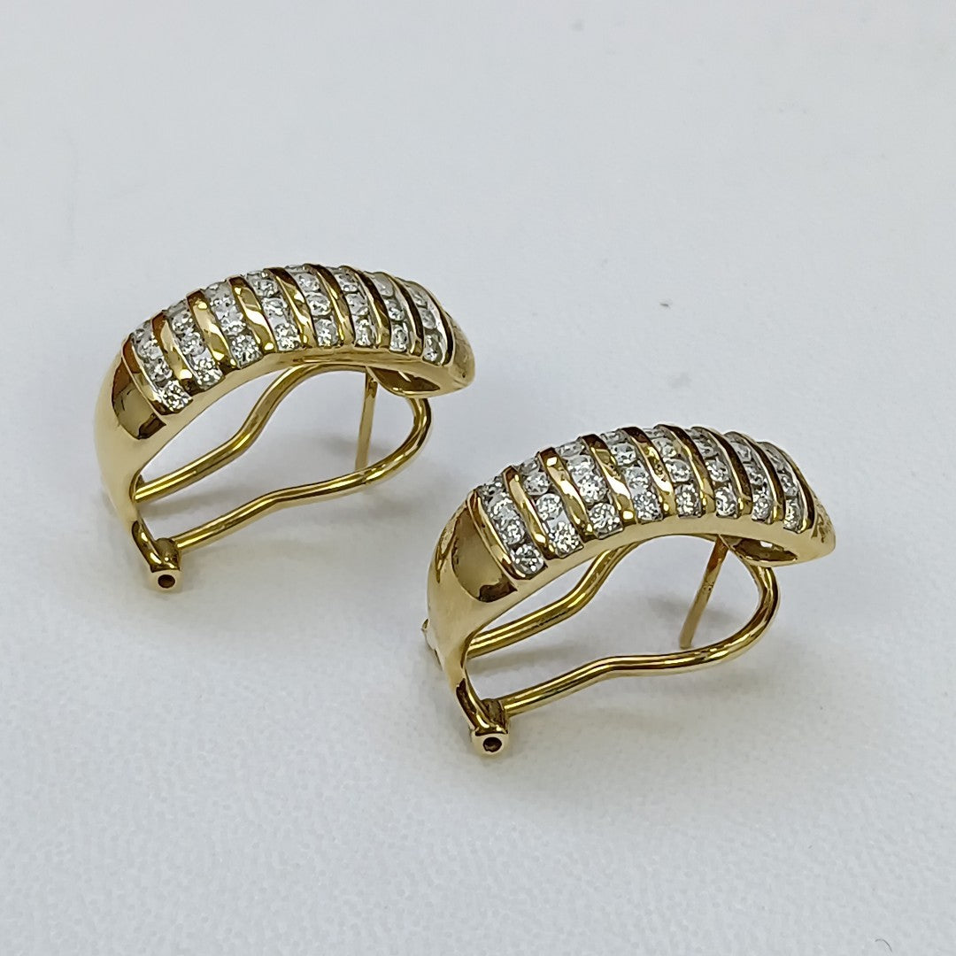 ARETES PAR ORO 10 K 5.4 GRMS (SEMINUEVO)