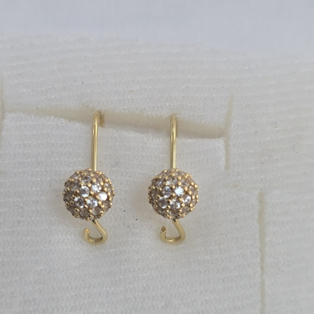 ARETES PAR ORO 10 K 2.1 GRMS (SEMINUEVO)