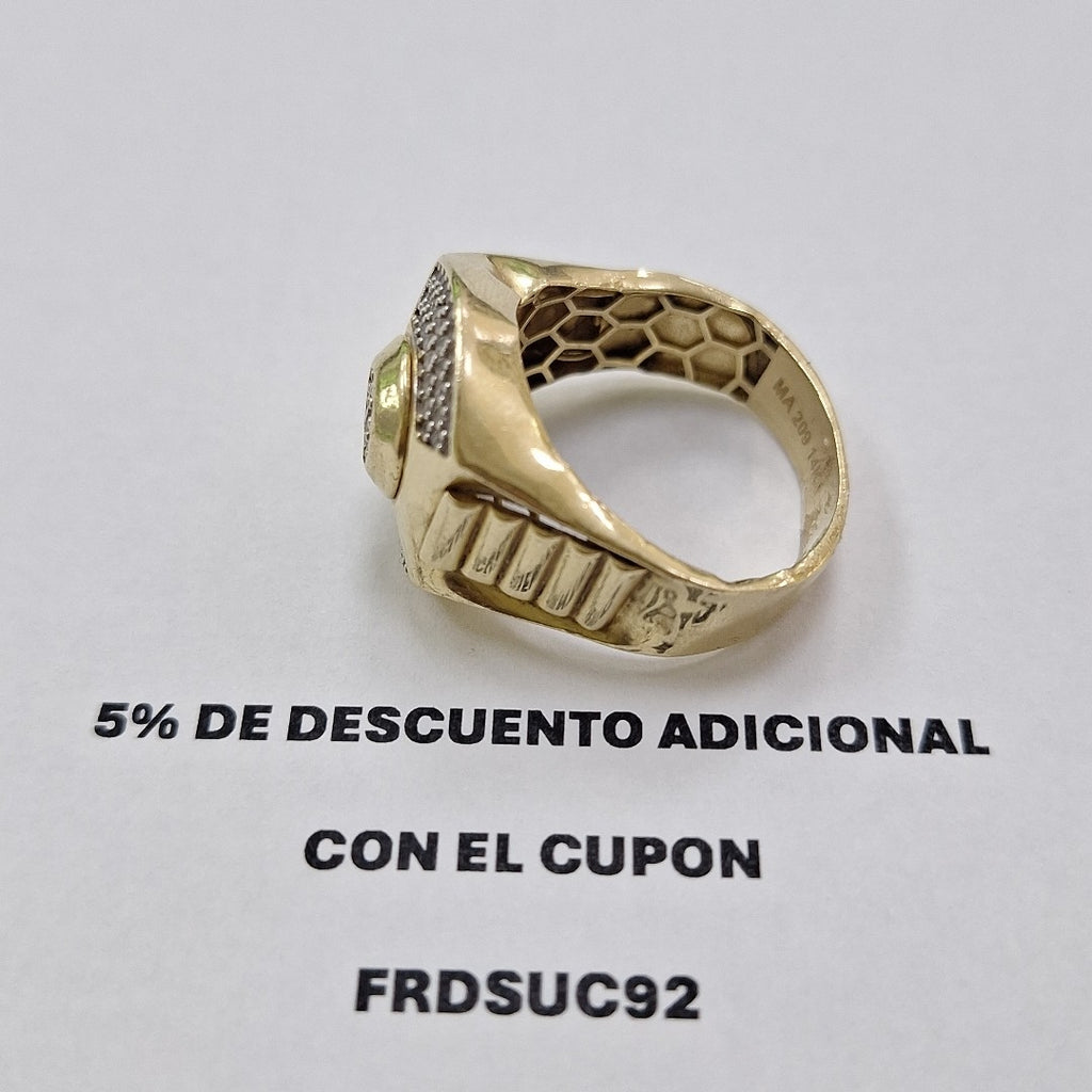 ANILLO ORO 14 K 6.3 GRMS (SEMINUEVO)
