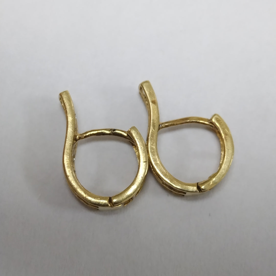 ARRACADAS PAR ORO 10 K 2.2 GRMS (SEMINUEVO)