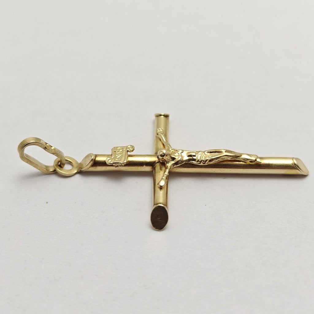 CRUCIFIJO ORO 14 K 1.7 GRMS (SEMINUEVO)