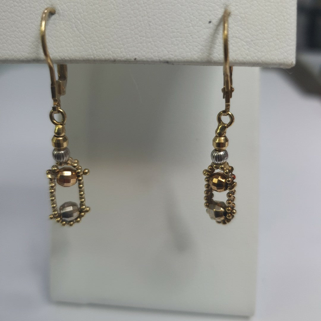 ARETES PAR ORO 14 K 2,90 GRMS (SEMINUEVO)