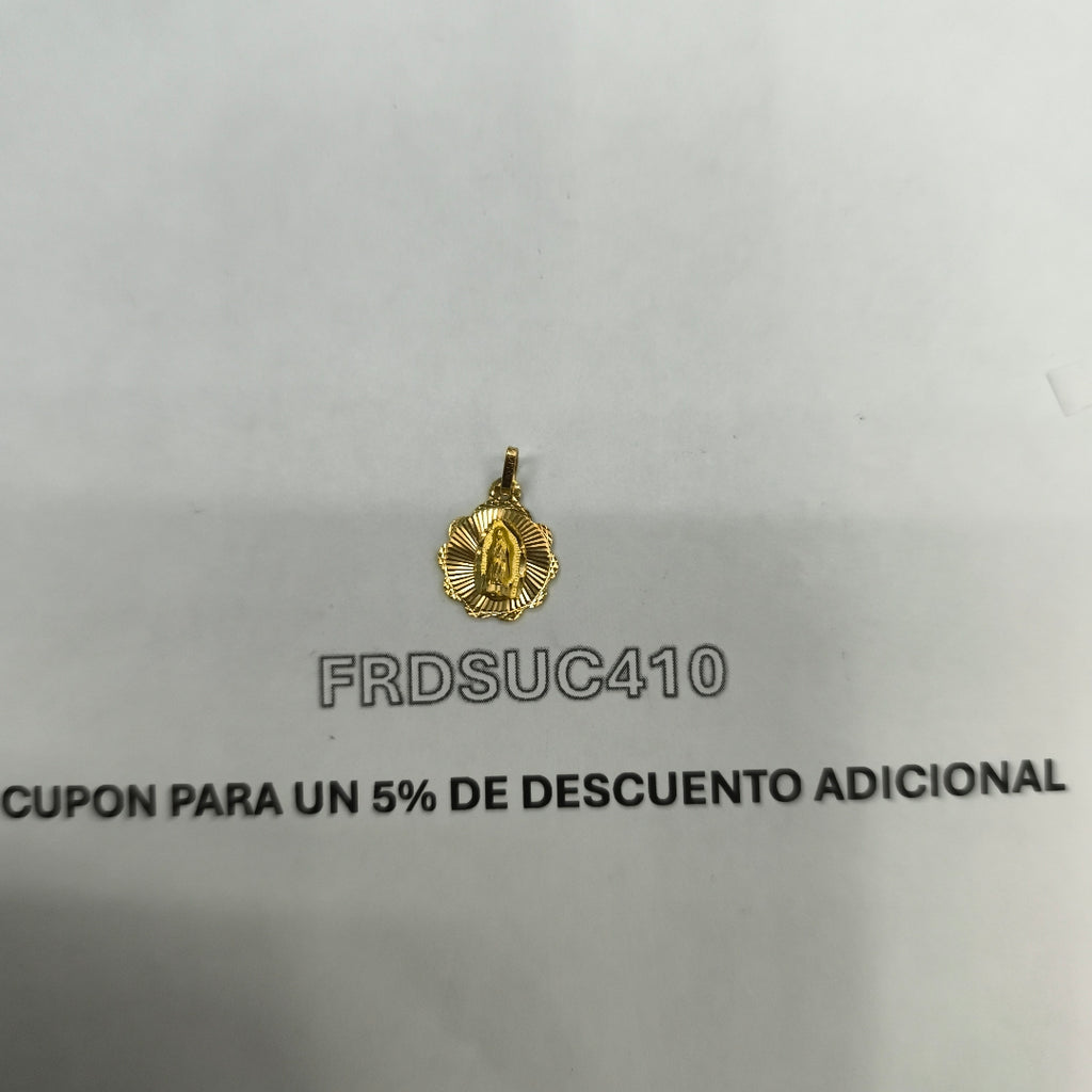 MEDALLA RELIGIOSA ORO 14 K 0.9 GRMS (SEMINUEVO)