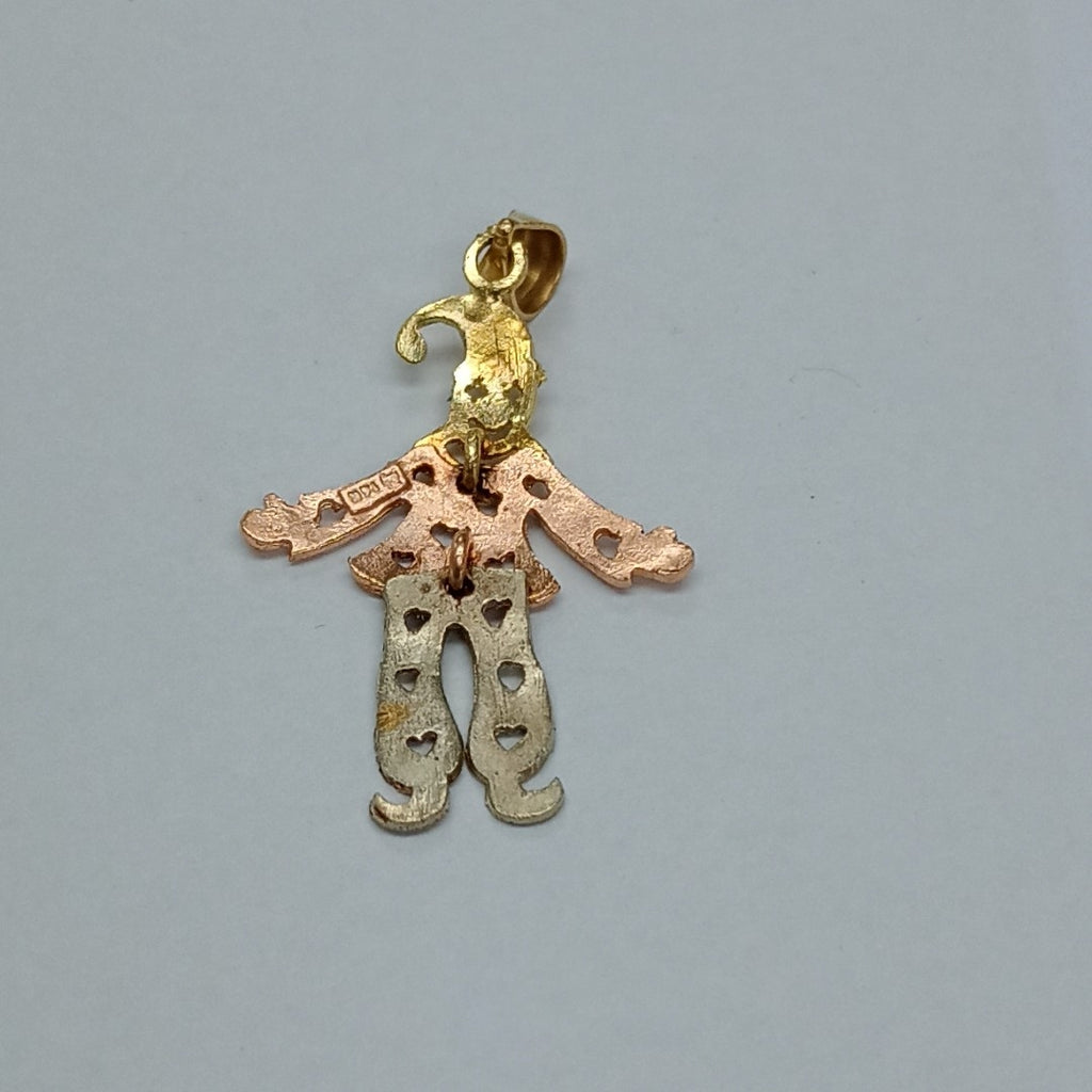 DIJE ORO,ORO COMBINADO 14 K 0,70 GRMS (SEMINUEVO)