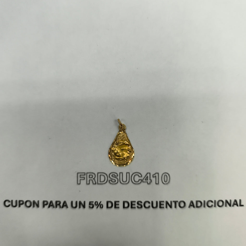 MEDALLA RELIGIOSA ORO 14 K 1.1 GRMS (SEMINUEVO)