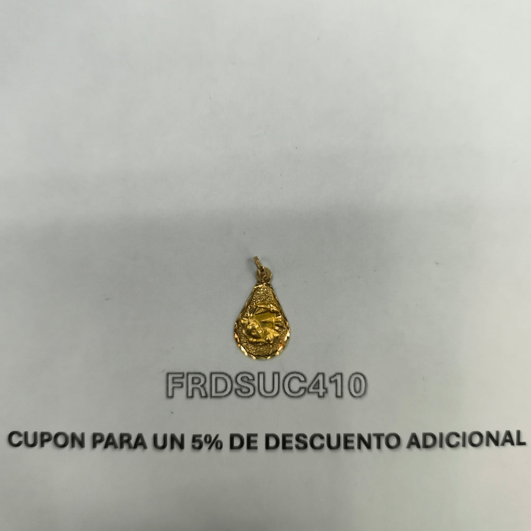 MEDALLA RELIGIOSA ORO 14 K 1.1 GRMS (SEMINUEVO)