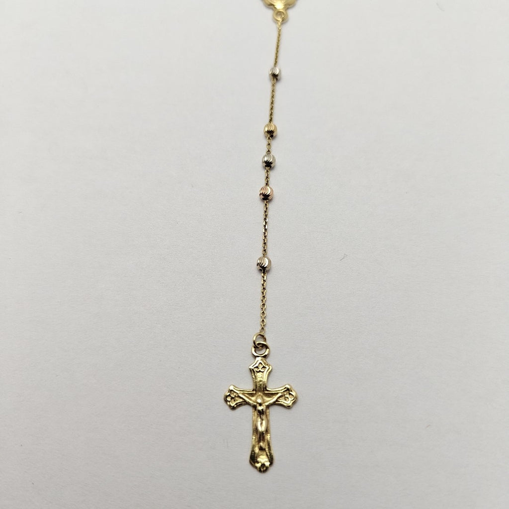 ROSARIO ORO, ORO COMBINADO 14 K 5.5 GRMS (SEMINUEVO)