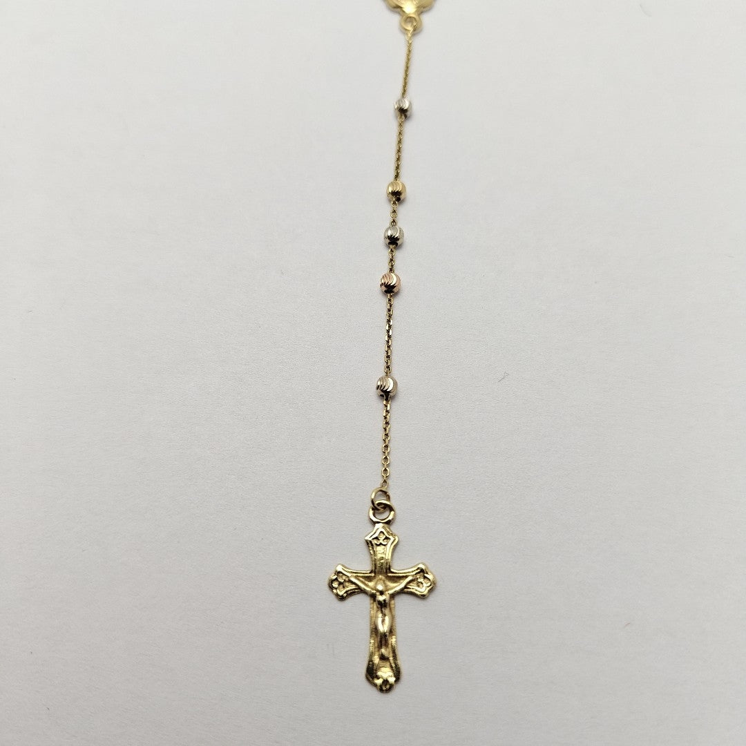 ROSARIO ORO, ORO COMBINADO 14 K 5.5 GRMS (SEMINUEVO)