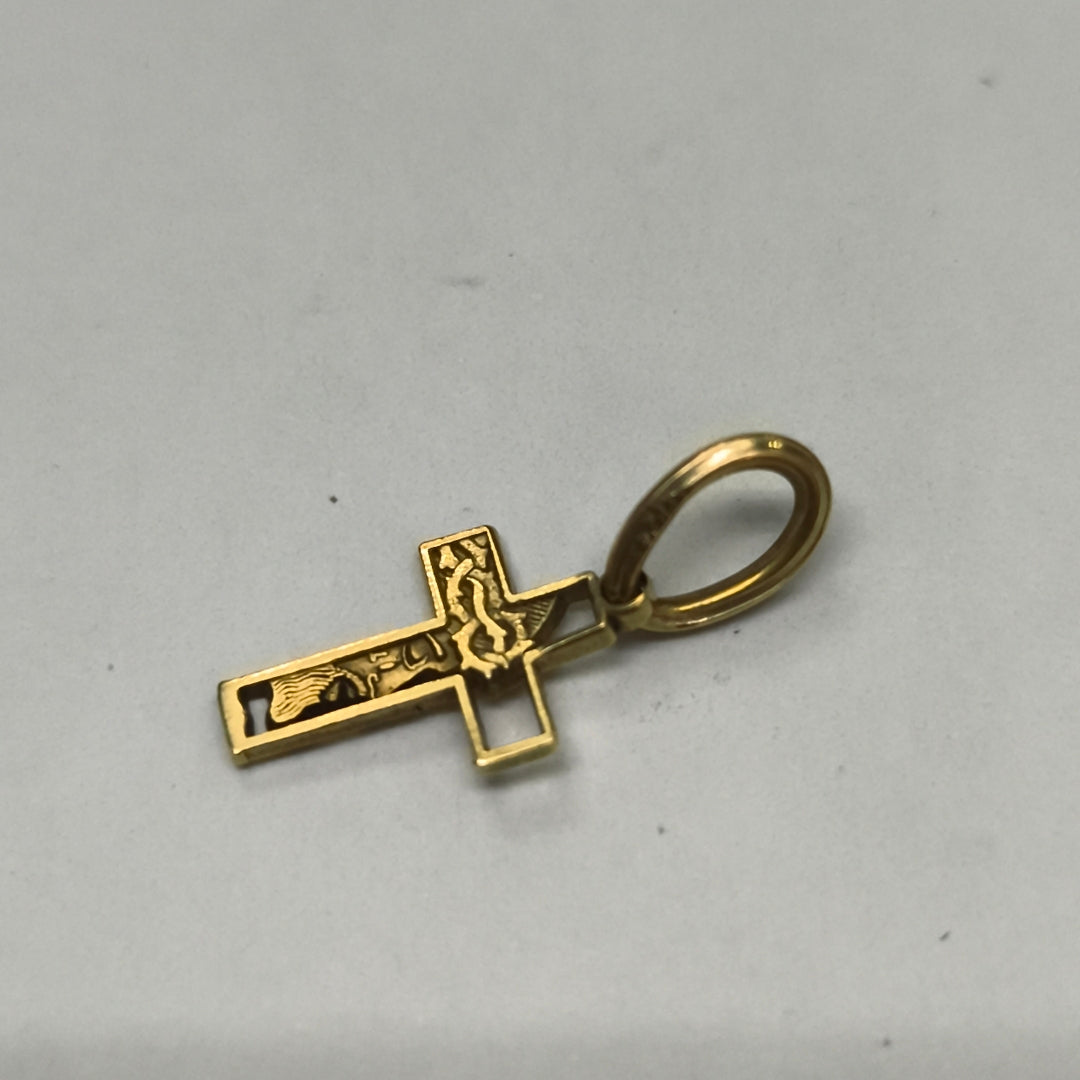 CRUZ ORO 14 K 0,60 GRMS (SEMINUEVO)