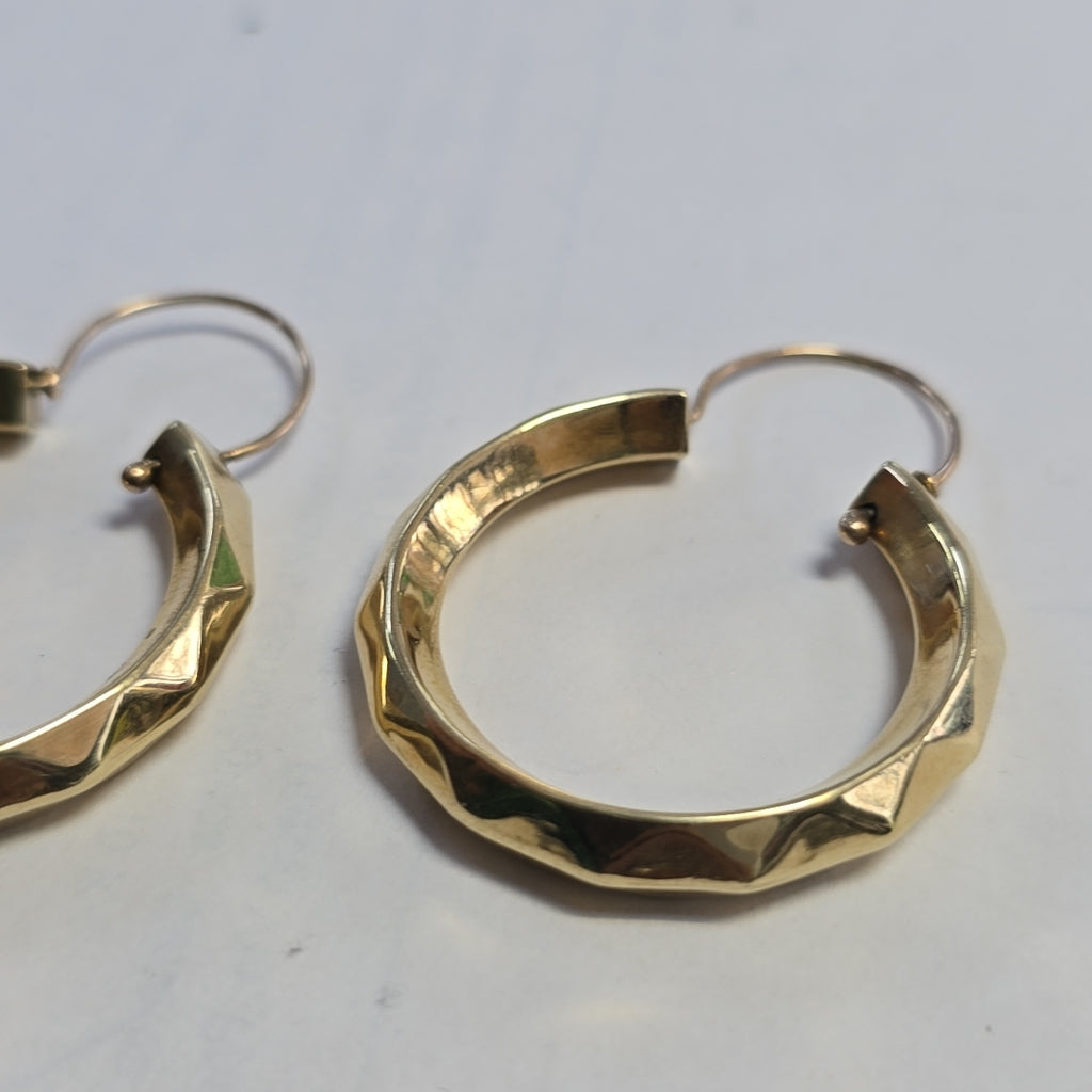ARRACADAS PAR ORO 14 K 4.6 GRMS (SEMINUEVO)