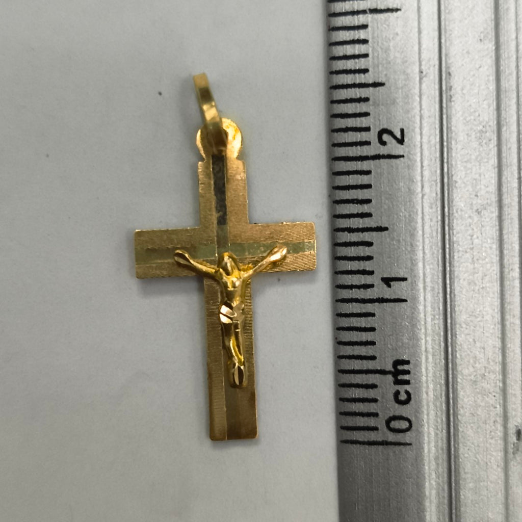 CRUCIFIJO ORO 10 K 0.8 GRMS (SEMINUEVO)