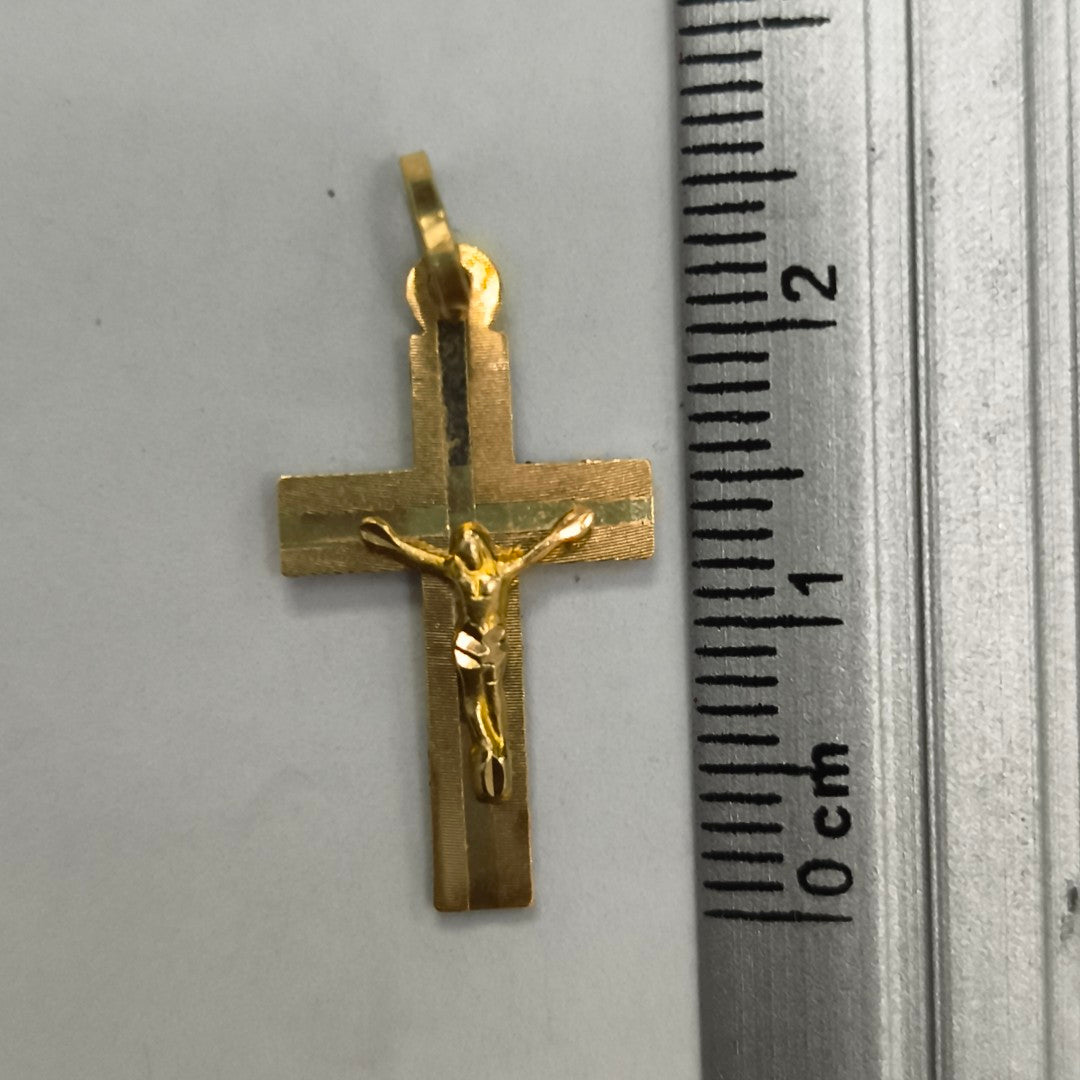 CRUCIFIJO ORO 10 K 0.8 GRMS (SEMINUEVO)