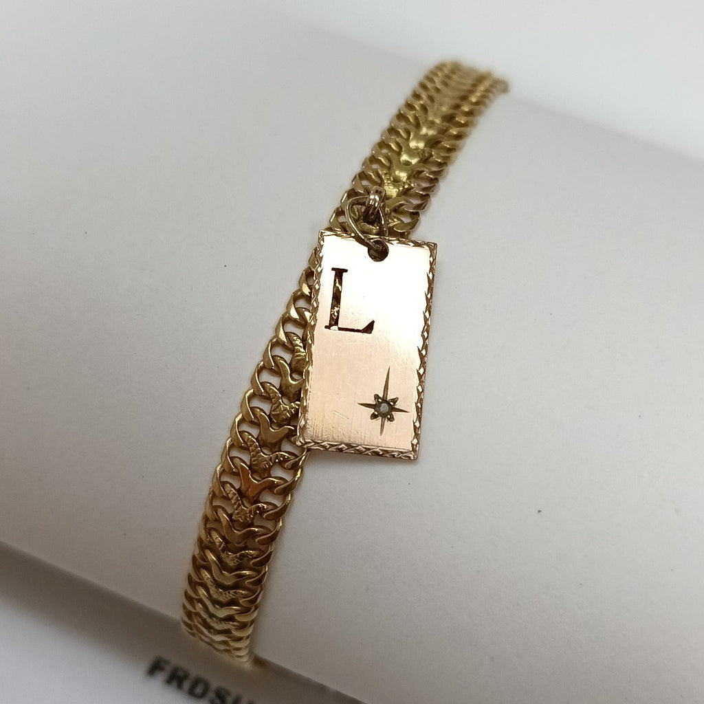 DIJE,PULSERA ORO 8 K 16,20 GRMS (SEMINUEVO)