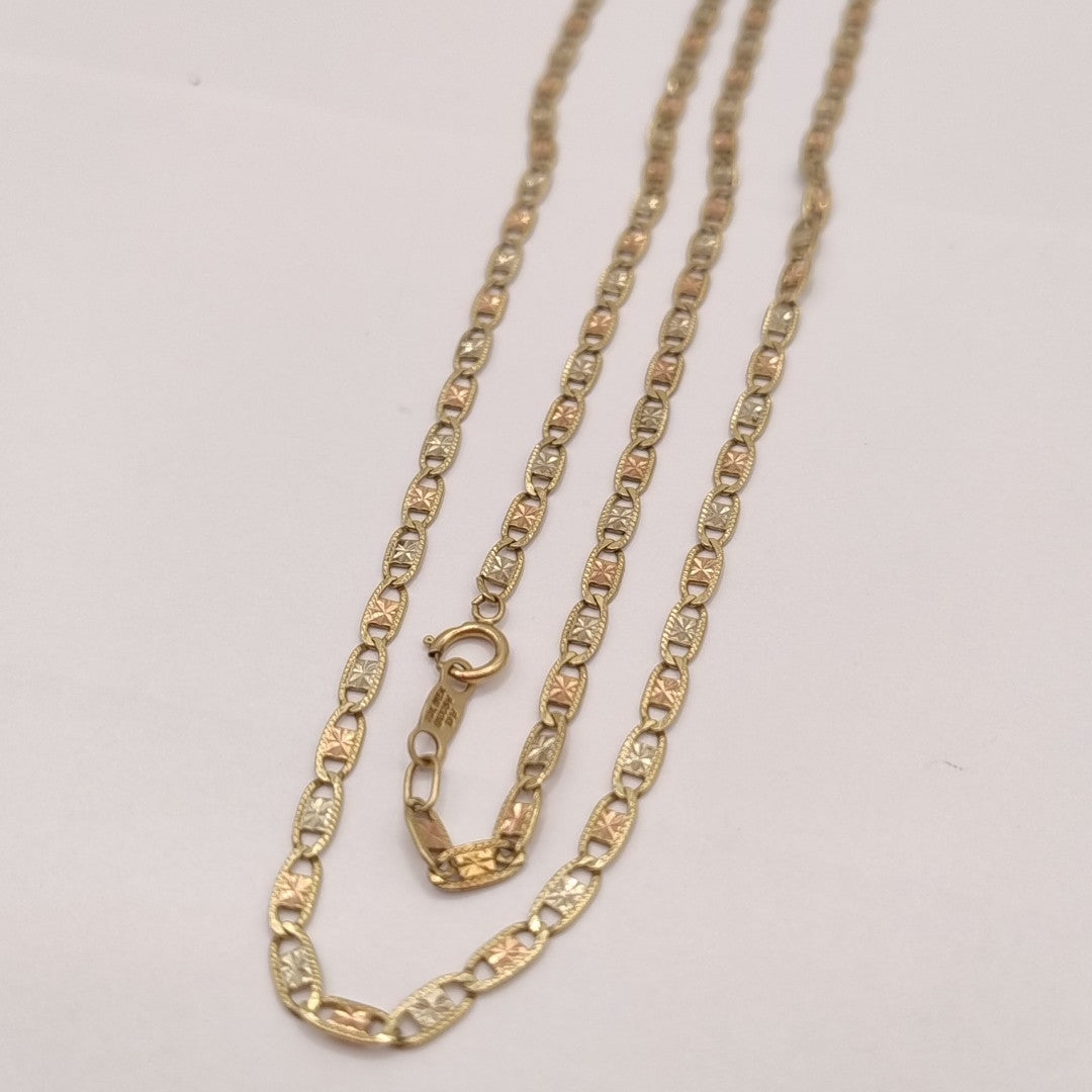 CADENA ORO, ORO COMBINADO 10 K 6.5 GRMS (SEMINUEVO)