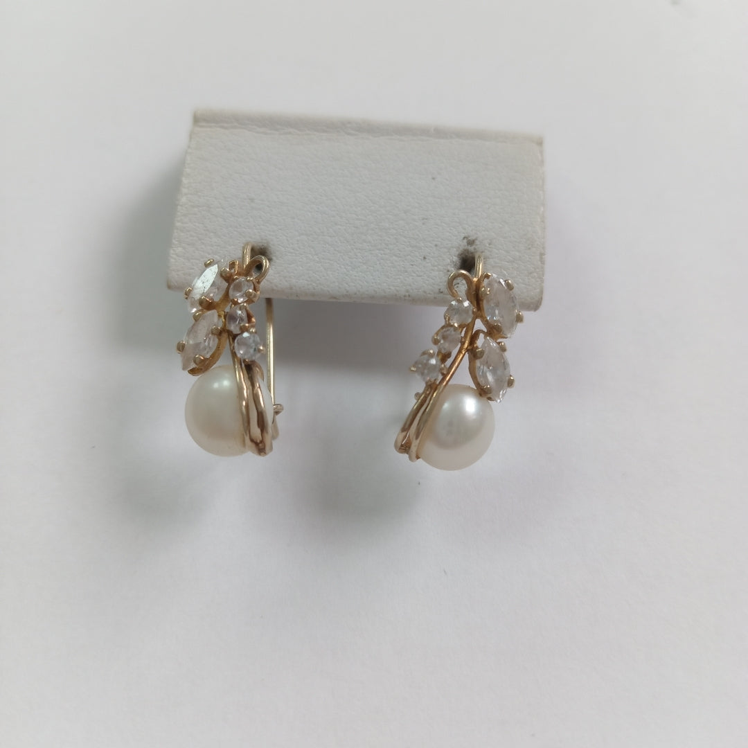 ARETES PAR ORO 10 K 1.9 GRMS (SEMINUEVO)