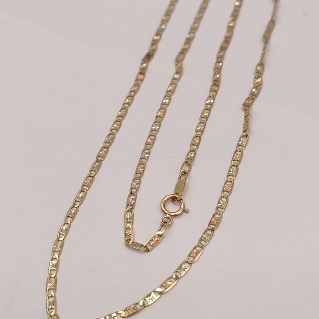 CADENA ORO, ORO COMBINADO 8 K 3.4 GRMS (SEMINUEVO)