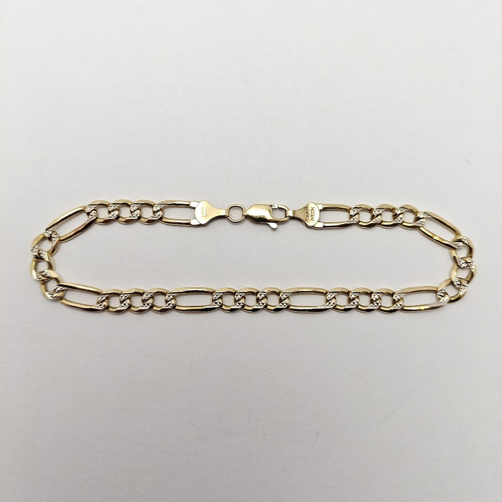 PULSERA ORO COMBINADO 14 K 11.2 GRMS (SEMINUEVO)