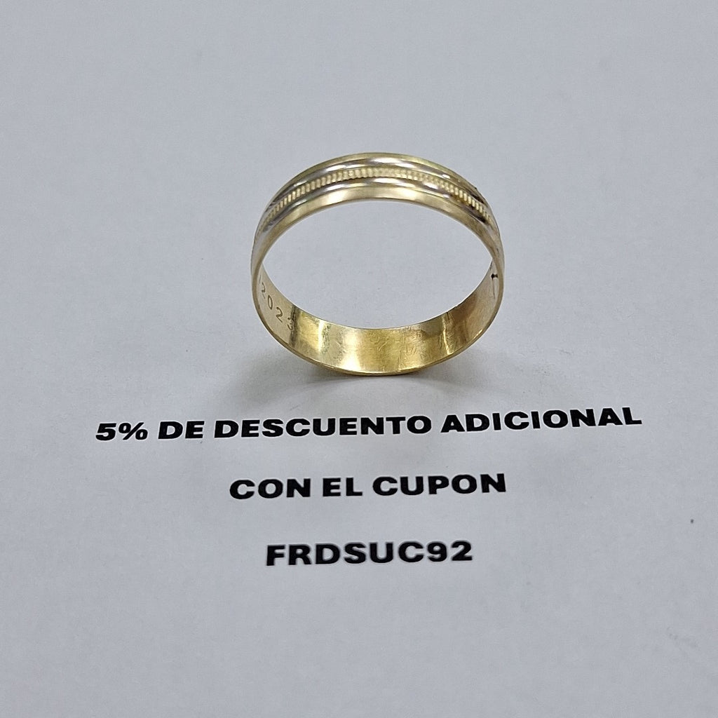 ARGOLLA ORO 14 K 2.9 GRMS (SEMINUEVO)