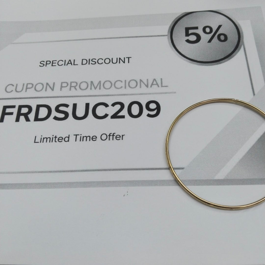 PULSERA RIGIDA ORO 8 K 3,90 GRMS (SEMINUEVO)