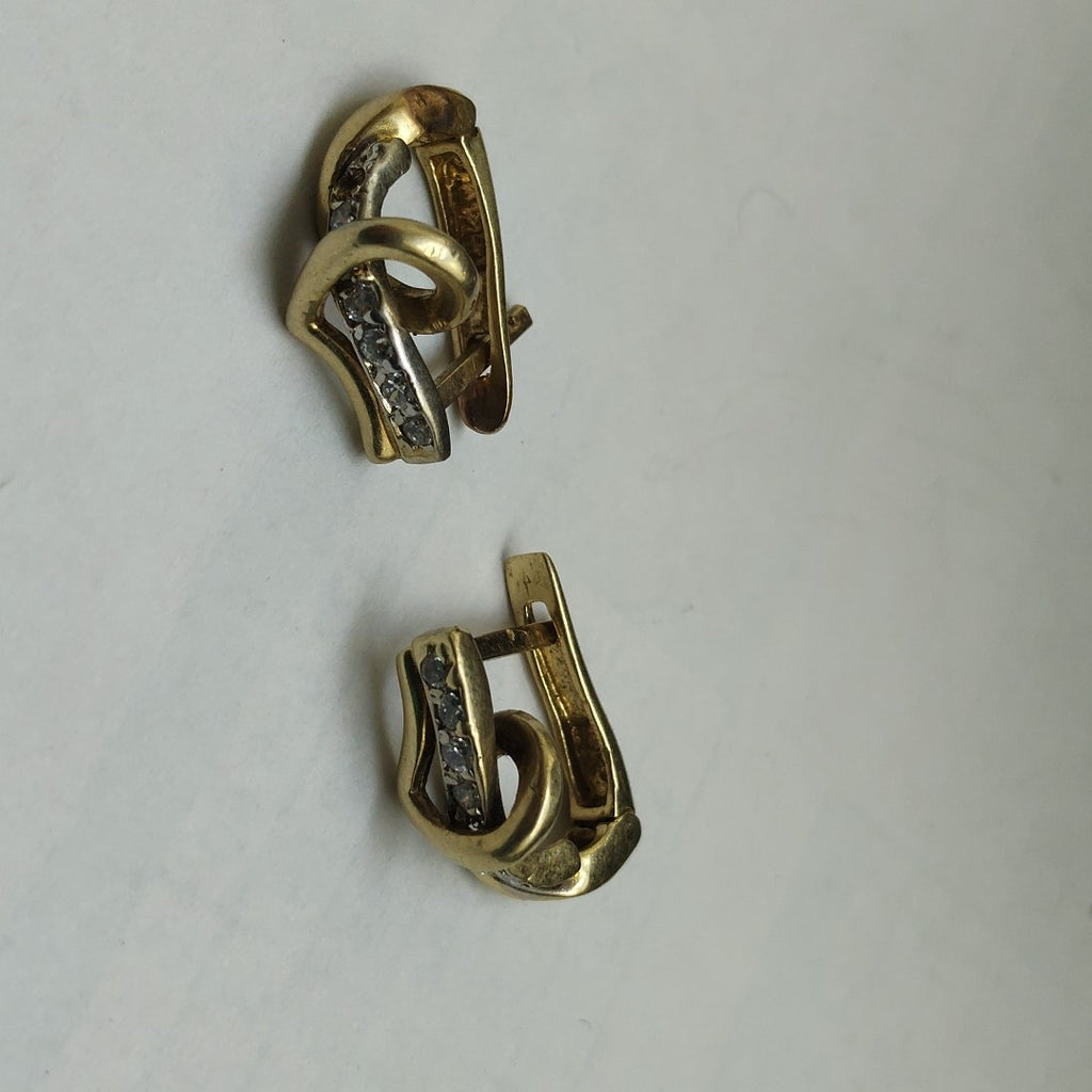 ARETES PAR ORO 14 K 3 GRMS (SEMINUEVO)