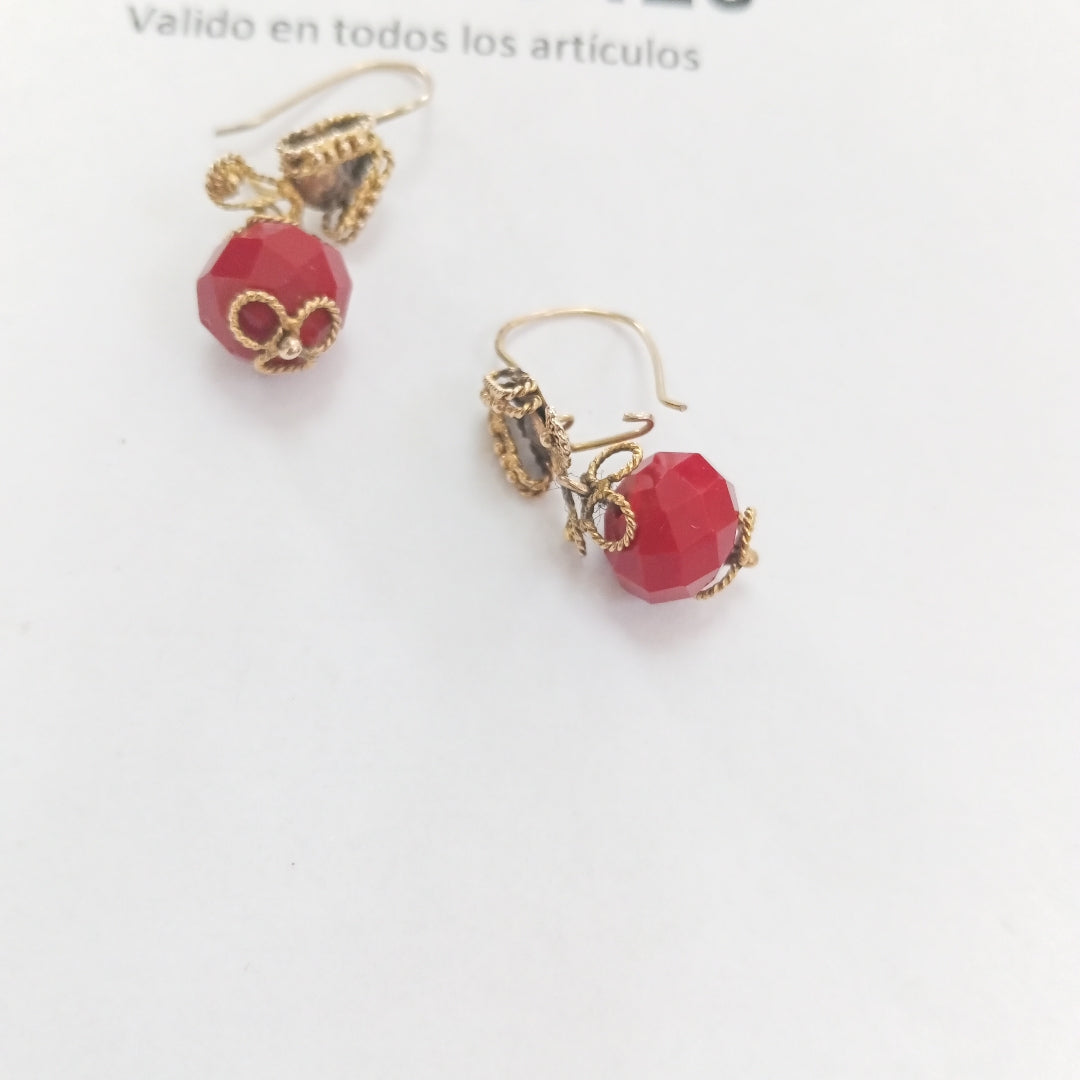 ARETES PAR ORO 8 K 3.9 GRMS (SEMINUEVO)