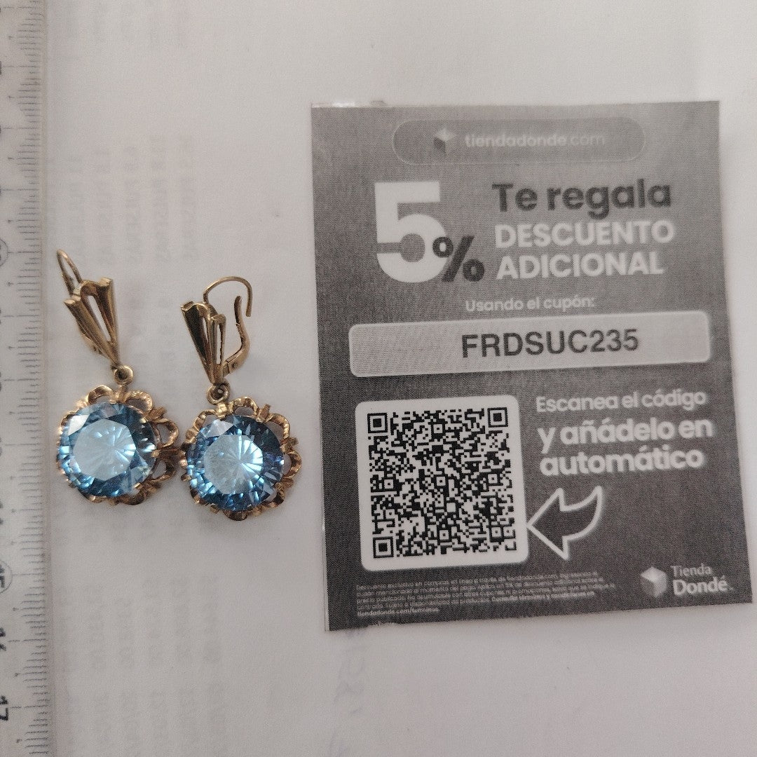 ARETES PAR ORO 8 K 10,00 GRMS (SEMINUEVO)