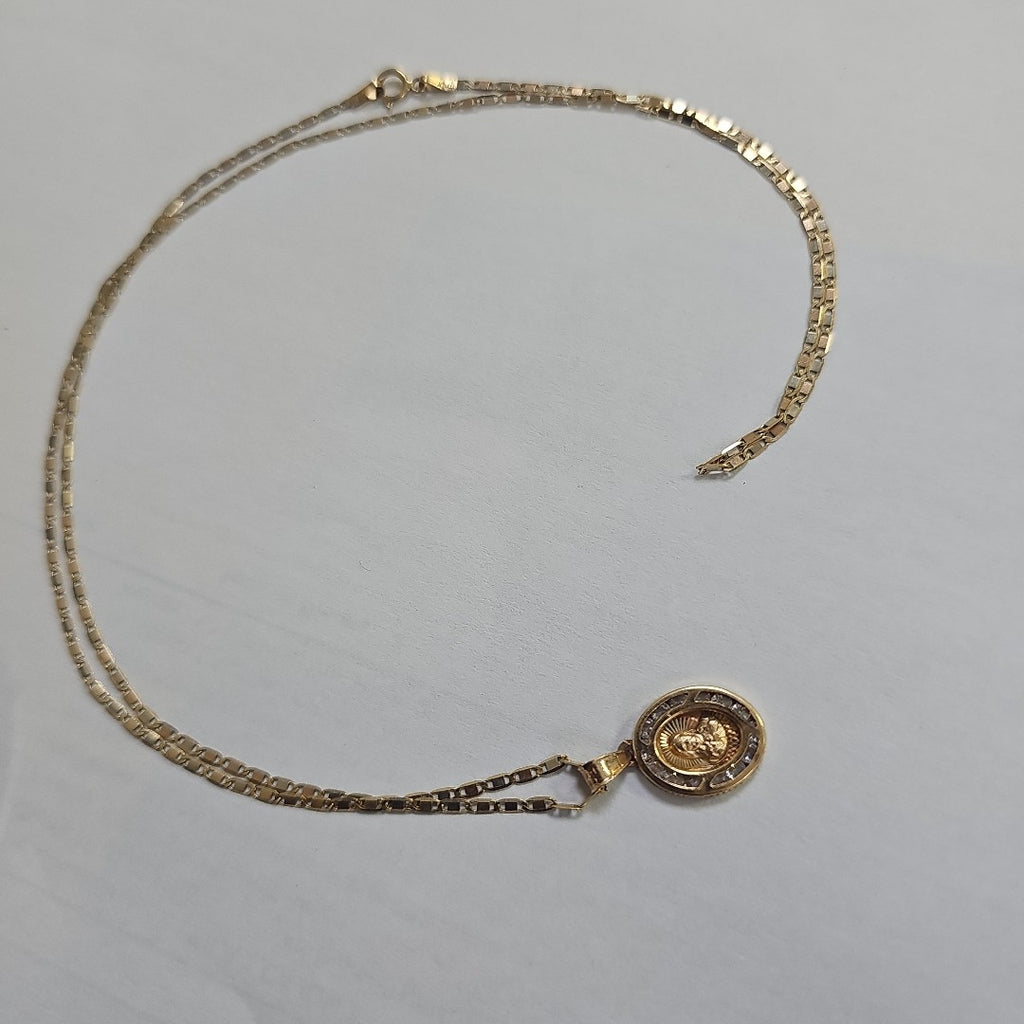 CADENA, DIJE ORO 14 K 2.6 GRMS (SEMINUEVO)