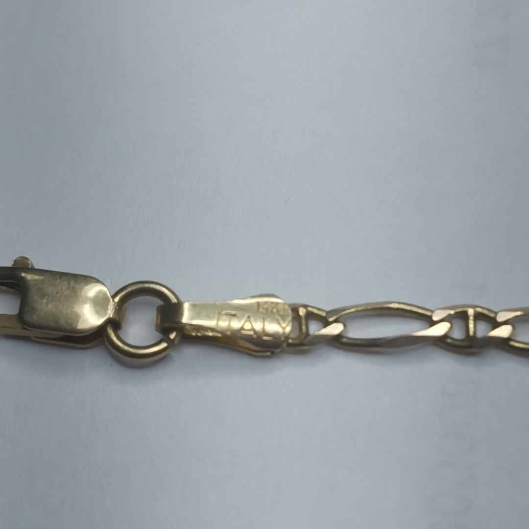 PULSERA ORO 14 K 2.2 GRMS (SEMINUEVO)