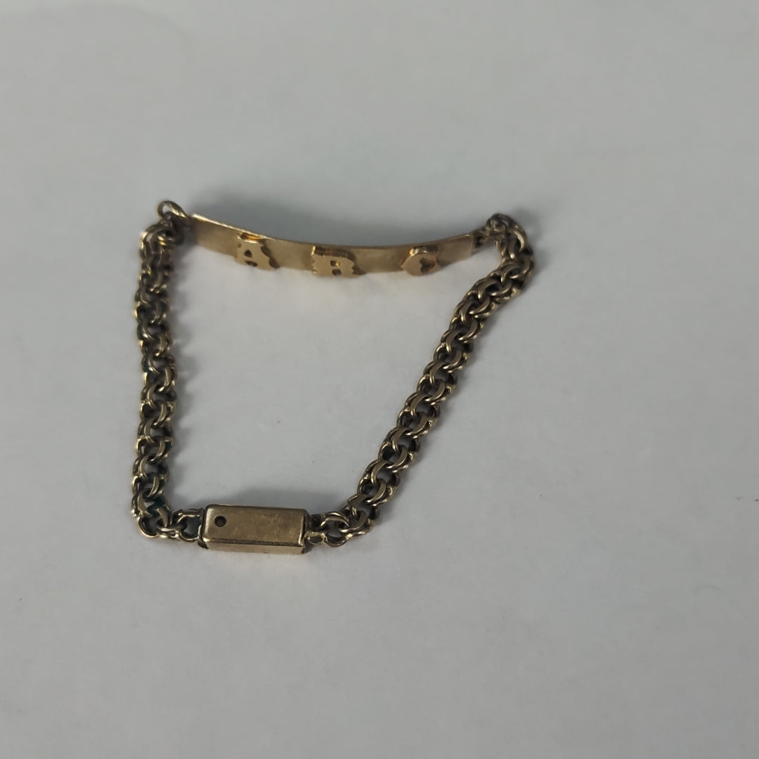 ESCLAVA ORO 10 K 3.9 GRMS (SEMINUEVO)