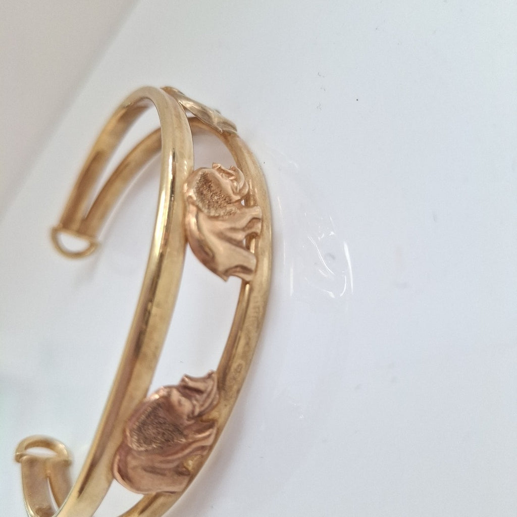 BRAZALETE ORO 14 K 9.8 GRMS (SEMINUEVO)