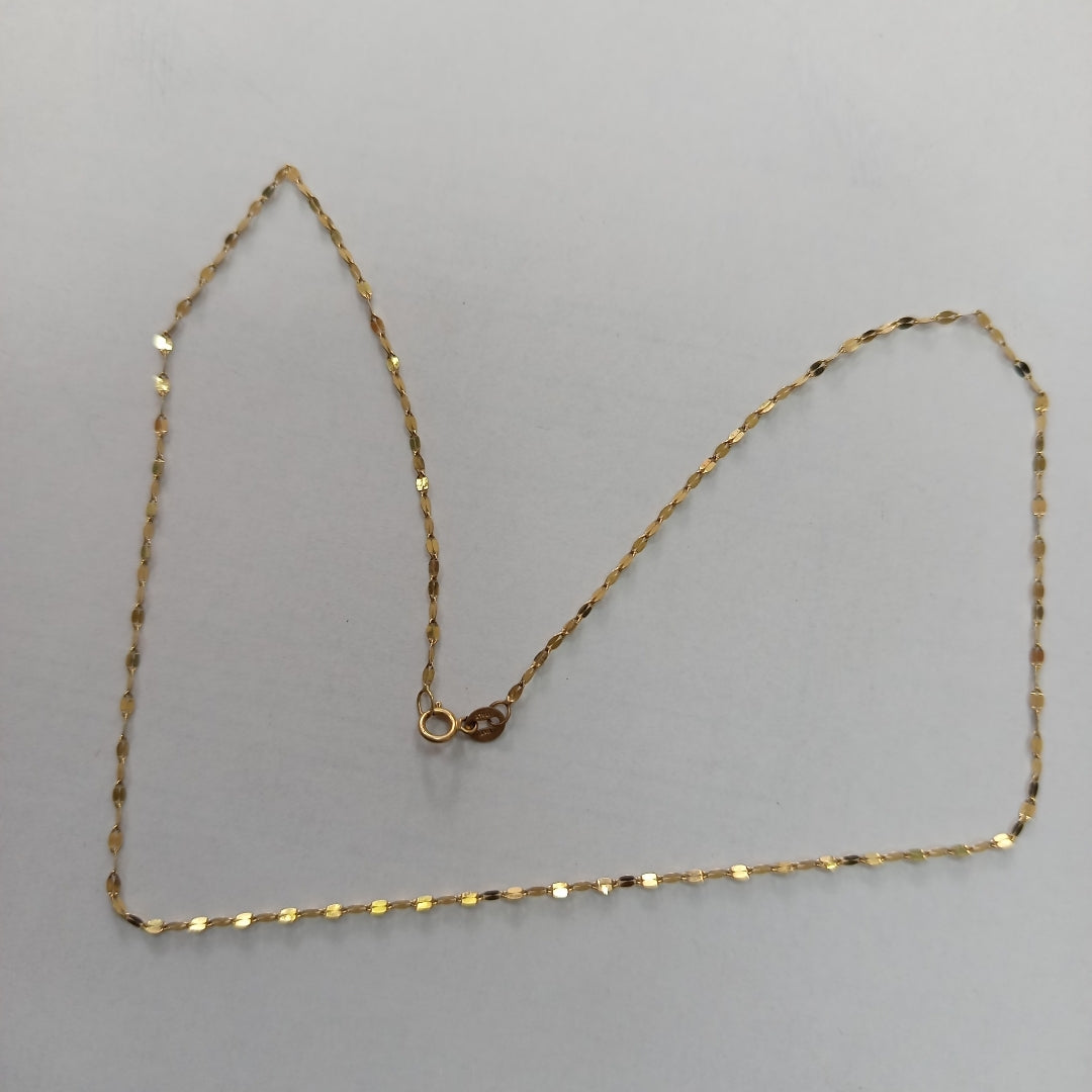 CADENA ORO 10 K 0.9 GRMS (SEMINUEVO)