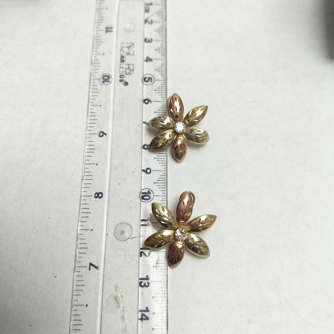 ARETES PAR ORO 10 K 4 GRMS (SEMINUEVO)