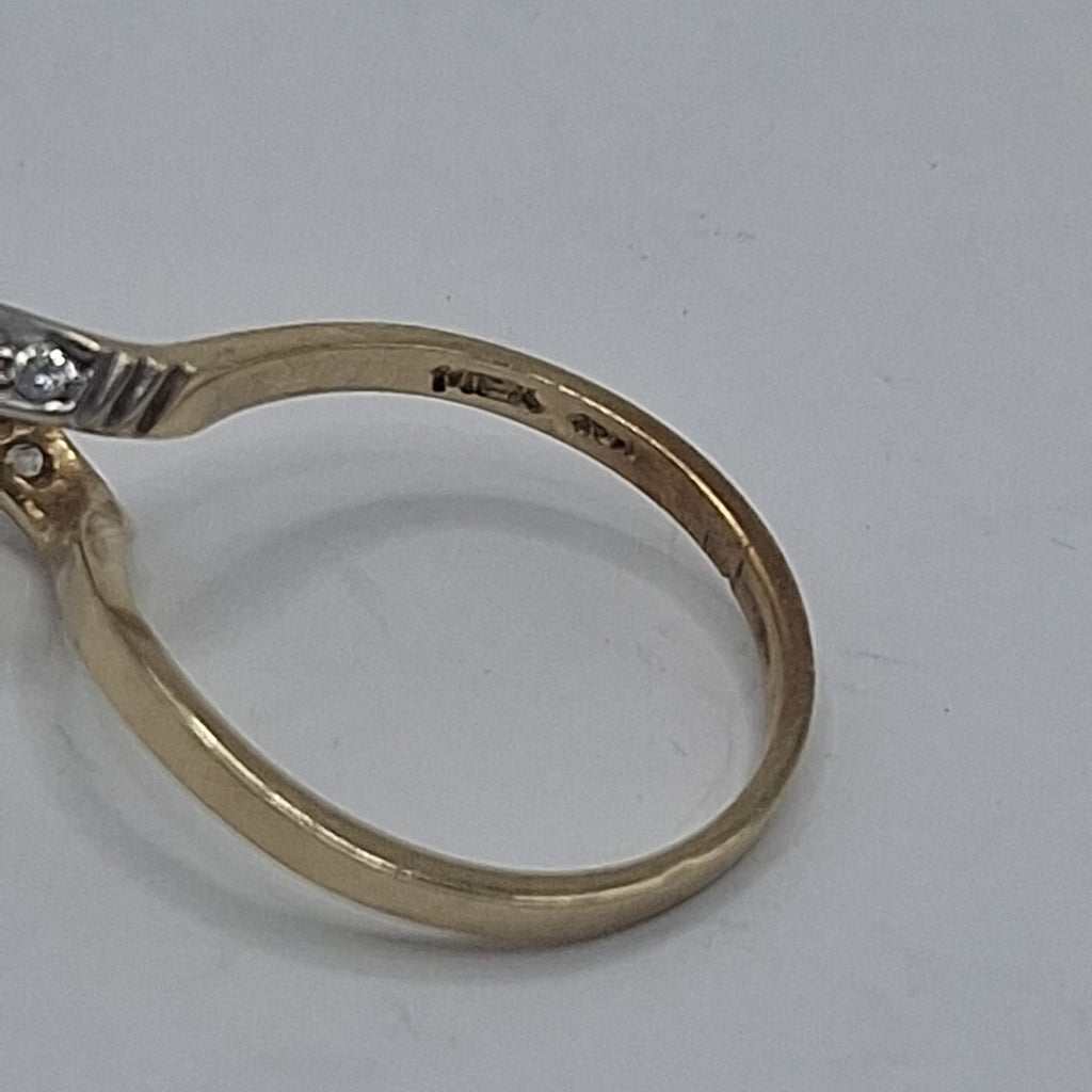 ANILLO ORO 14 K 2.3 GRMS (SEMINUEVO)