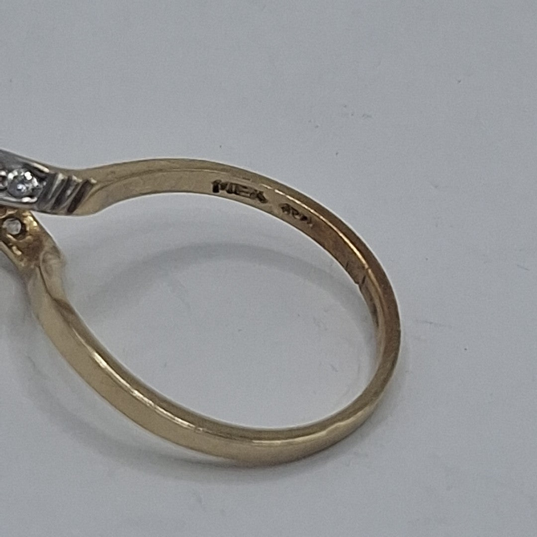 ANILLO ORO 14 K 2.3 GRMS (SEMINUEVO)