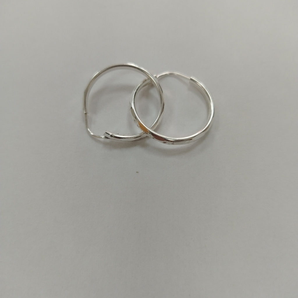 PAR ARRACADAS FACETADA PLATA .925 2.1 GR (NUEVO)