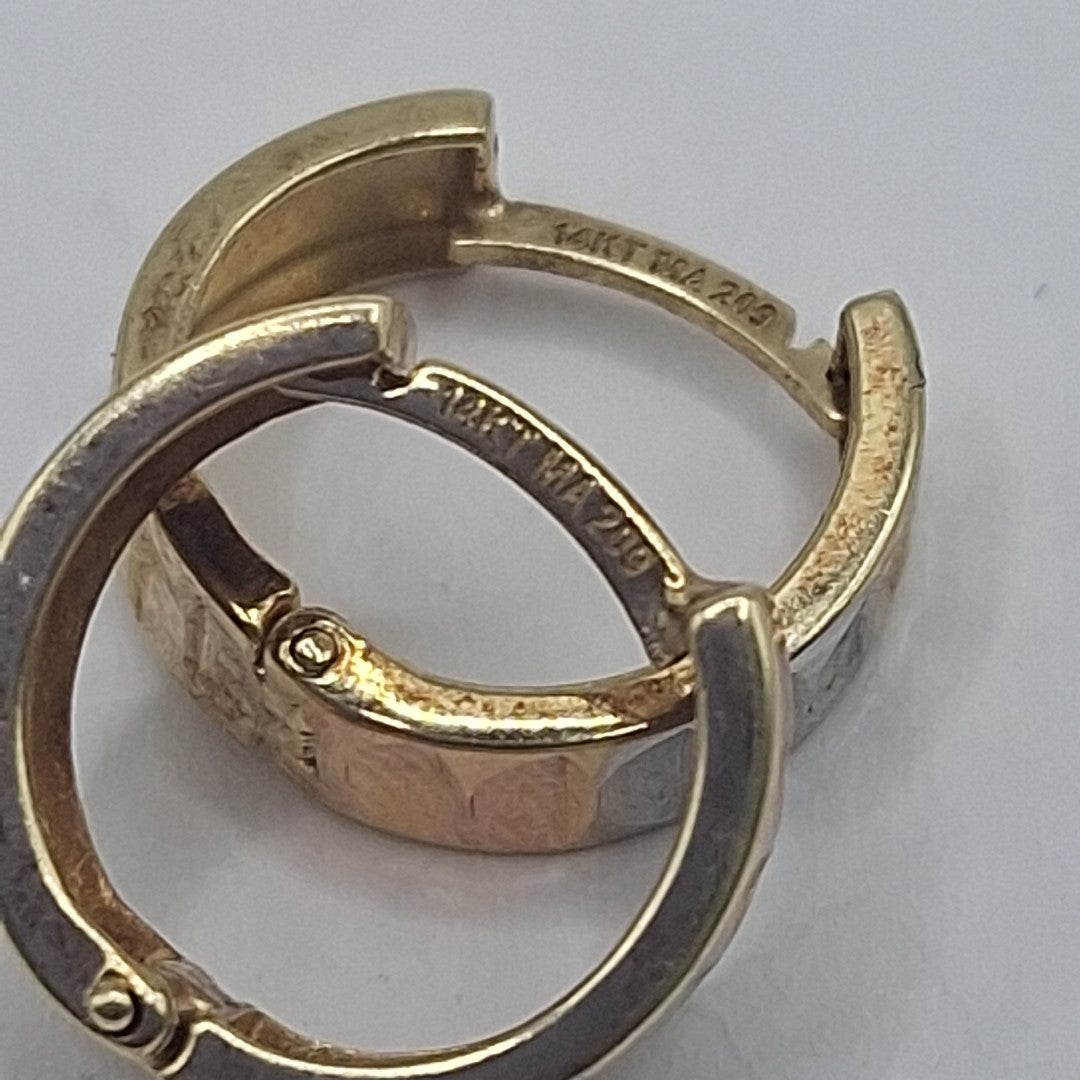 ARETES PAR ORO 14 K 1.5 GRMS (SEMINUEVO)