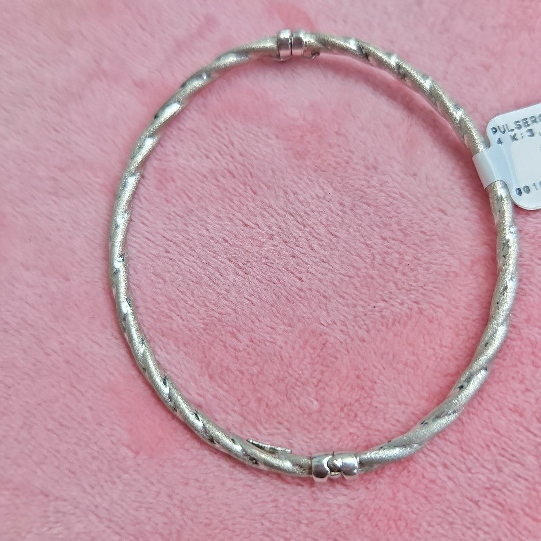 PULSERA ORO BLANCO 14 K 3,70 GRMS (SEMINUEVO)