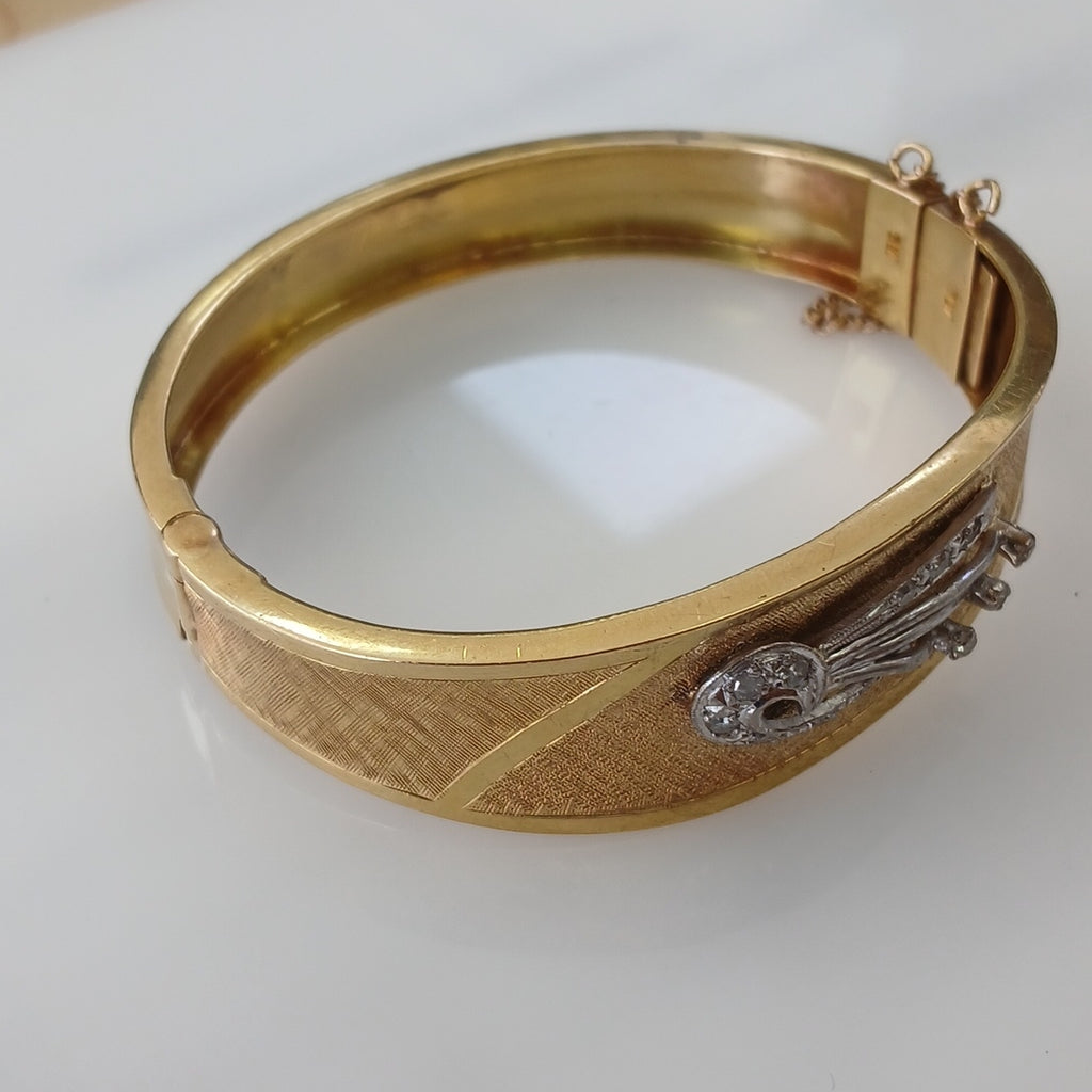 PULSERA RIGIDA ORO 18 K 27.7 GRMS (SEMINUEVO)