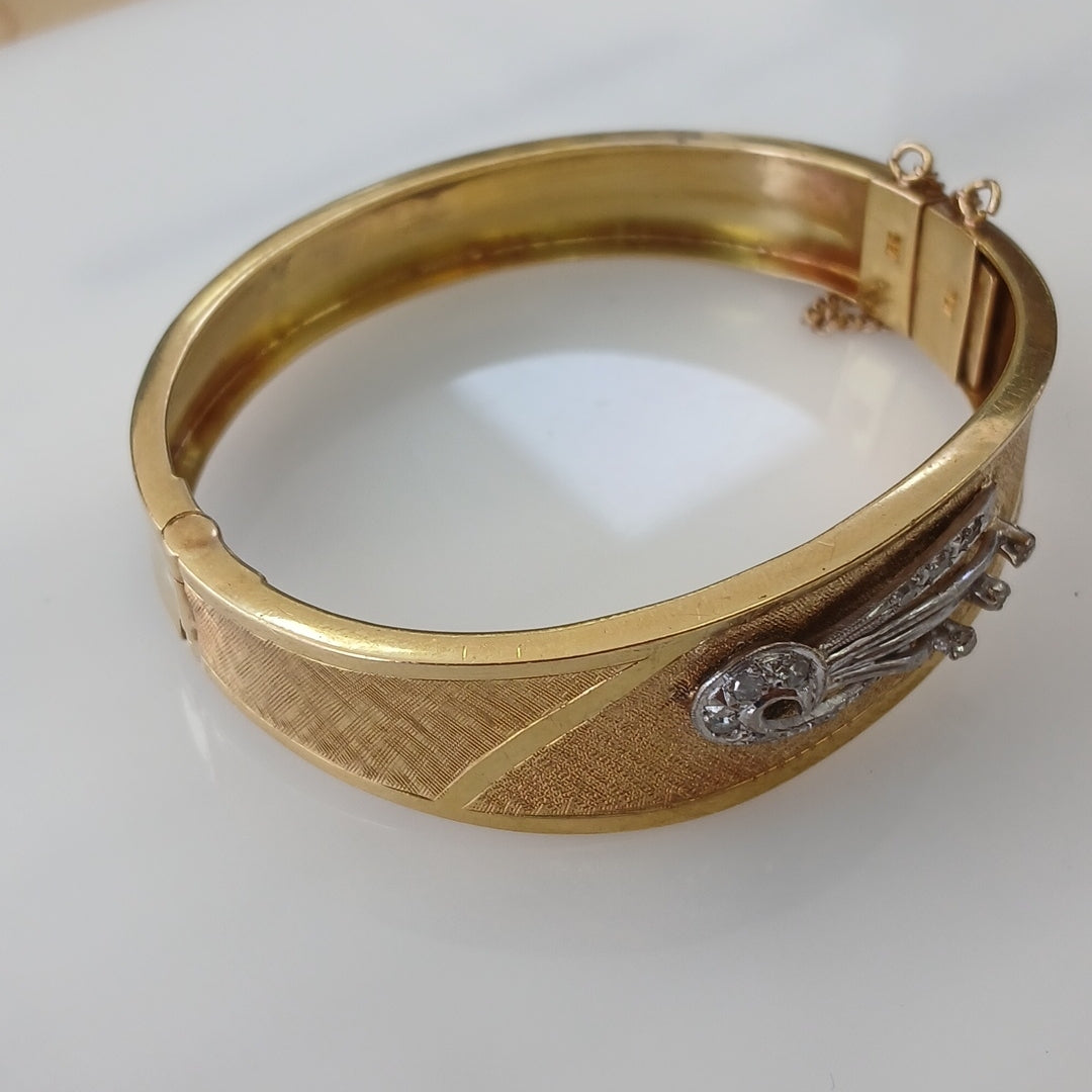 PULSERA RIGIDA ORO 18 K 27.7 GRMS (SEMINUEVO)