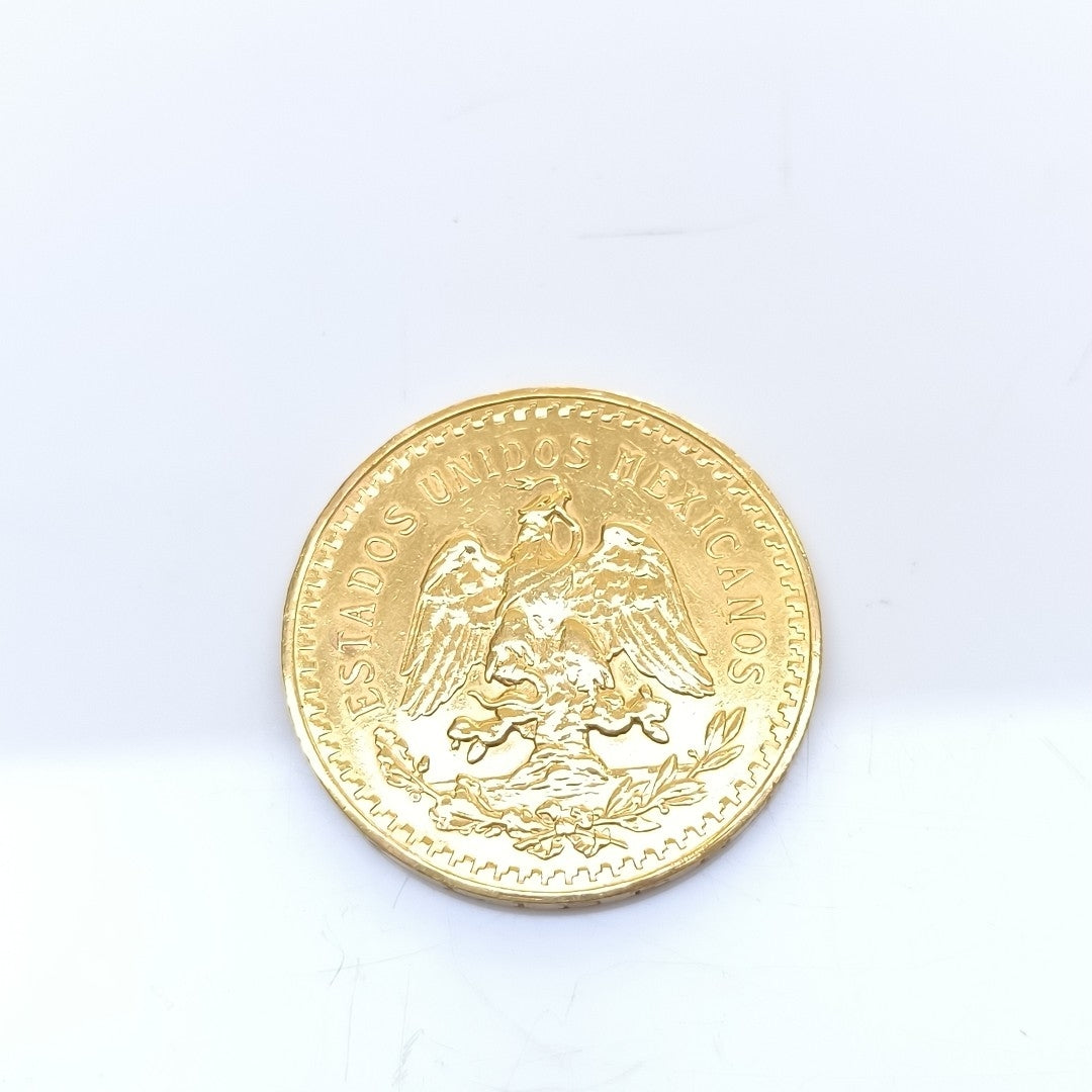 K1 41,60 GRMS 21 K IDENTIFICACIÓN MONEDA NOMINATIVA MONEDAS PESOS 50 PESOS (SEMINUEVO)