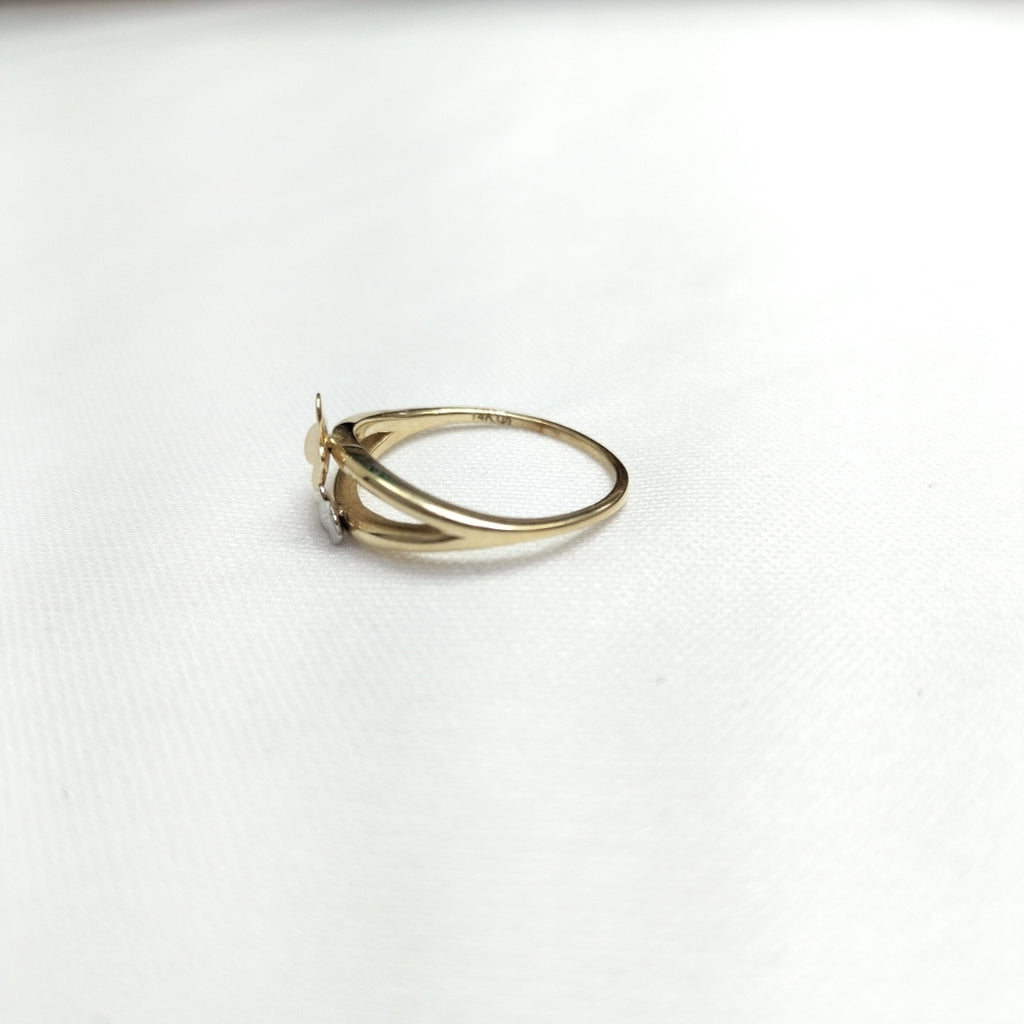 ANILLITO ORO, ORO COMBINADO 14 K 2.1 GRMS (SEMINUEVO)