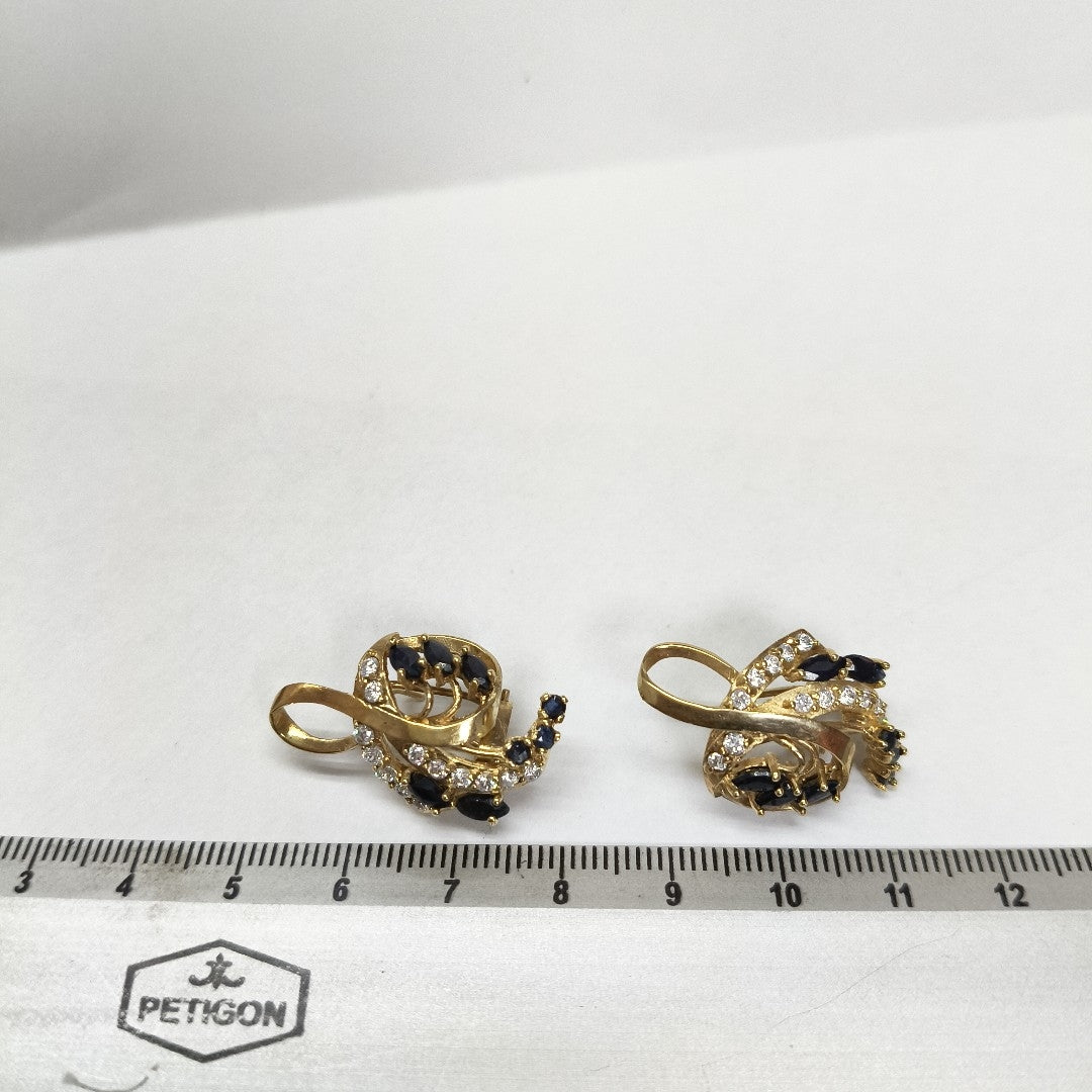 ARETES PAR ORO 8 K 6.9 GRMS (SEMINUEVO)