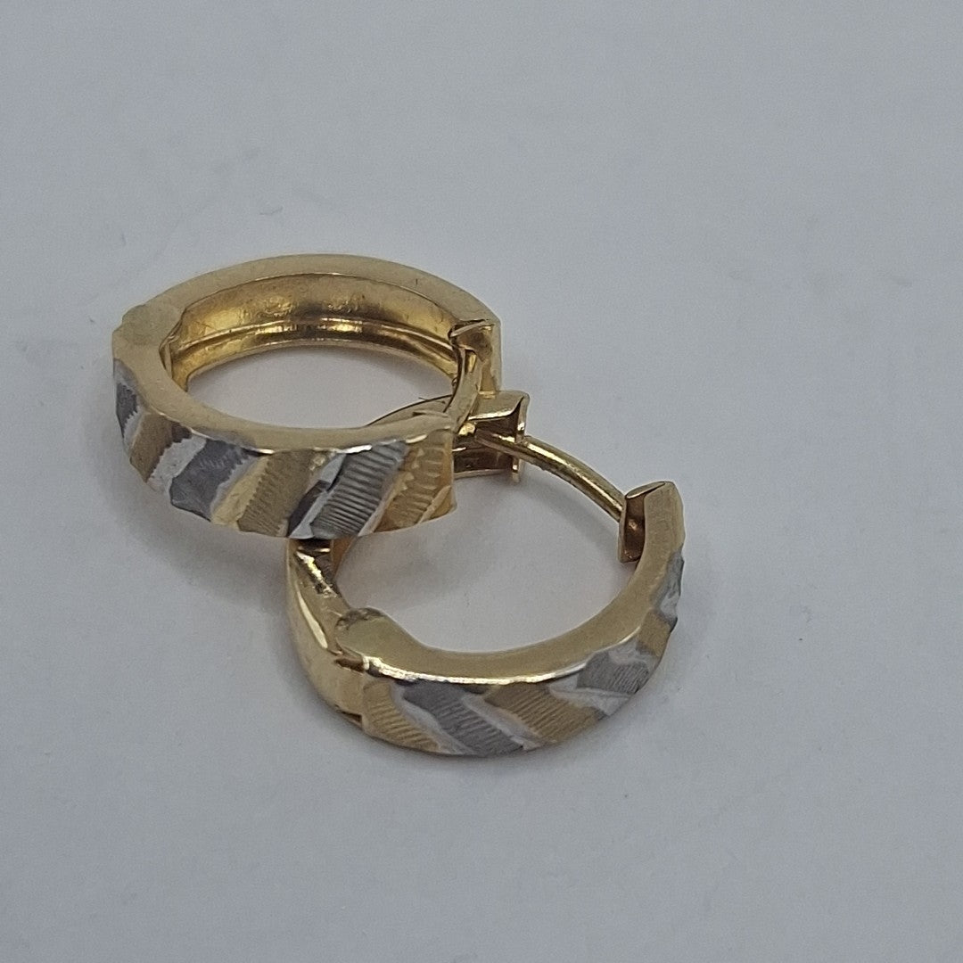 ARETES PAR ORO 14 K 1.1 GRMS (SEMINUEVO)