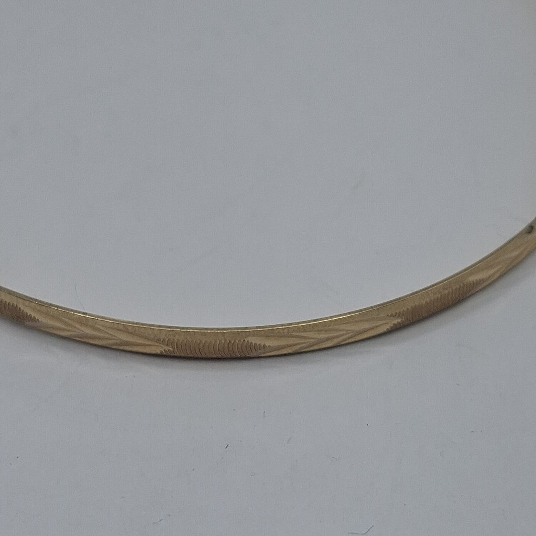 PULSERA RIGIDA ORO 14 K 5.6 GRMS (SEMINUEVO)