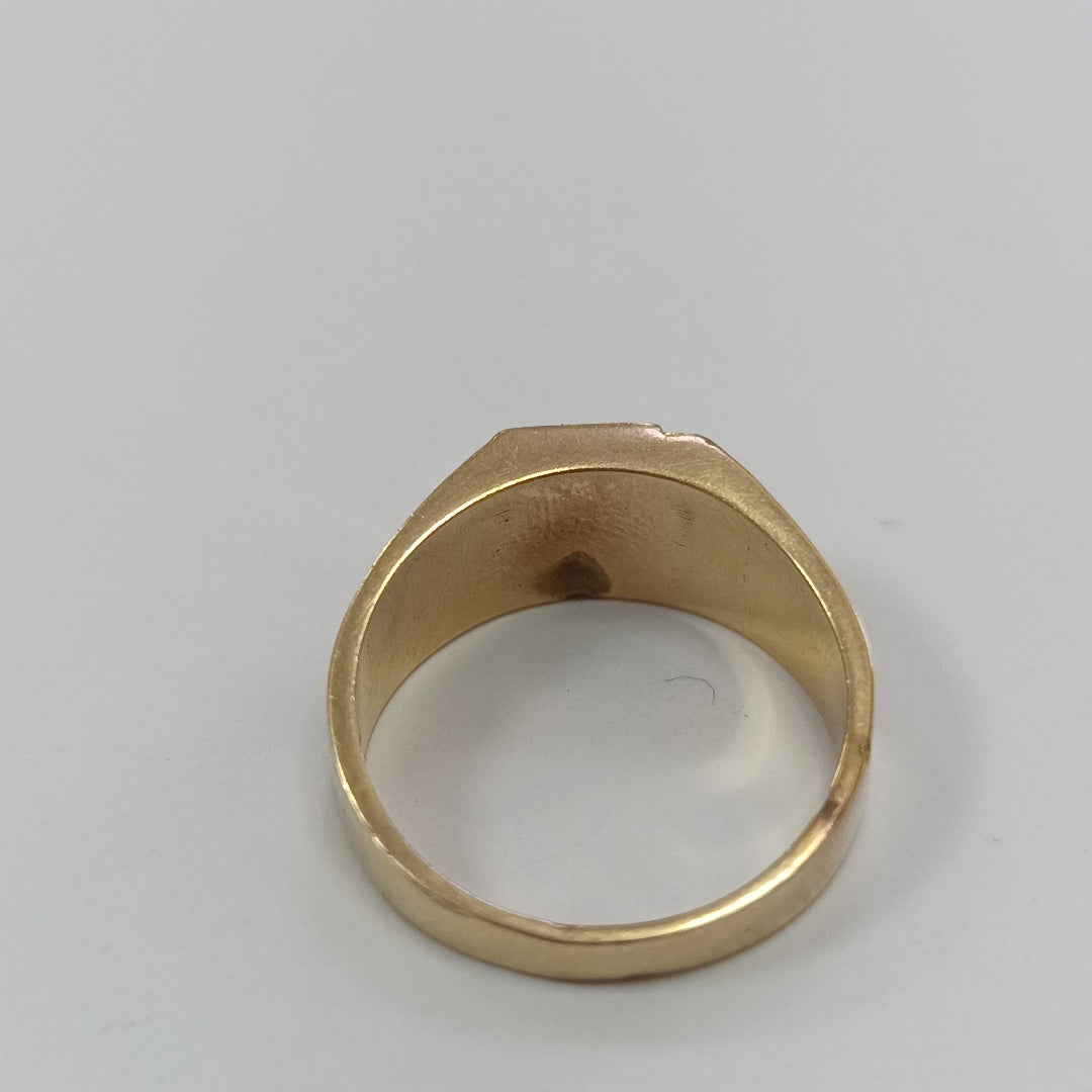 ANILLO CONMEMORATIVO ORO 10 K 5.9 GRMS (SEMINUEVO)