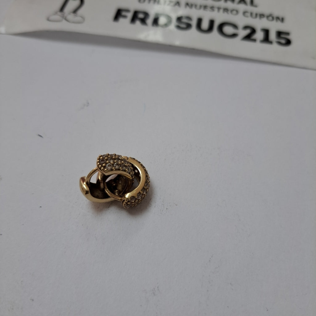 ARRACADAS PAR ORO 10 K 3.5 GRMS (SEMINUEVO)