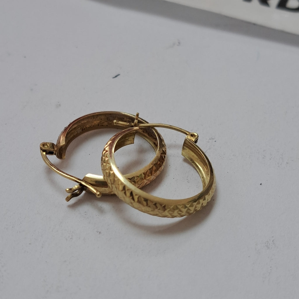 ARRACADAS PAR ORO 10 K 1.7 GRMS (SEMINUEVO)