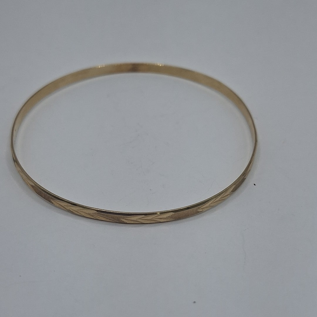 PULSERA RIGIDA ORO 14 K 5.9 GRMS (SEMINUEVO)